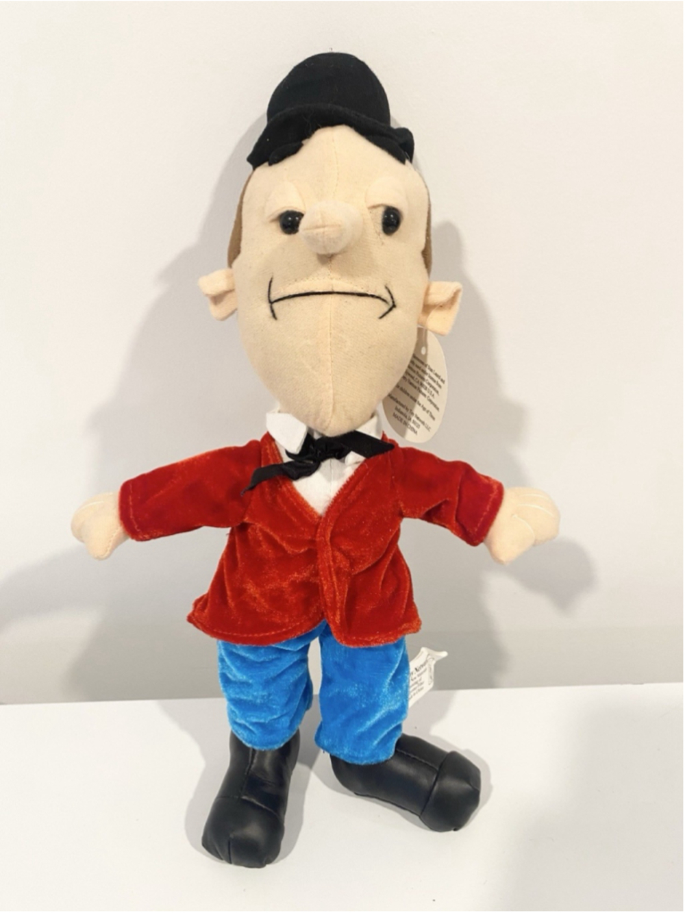 2004 Laurel & Hardy Stan Laurel Plush Doll 15” Toy Network w/ Original Tag